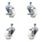Service Caster 3 Inch Nylon Wheel Swivel 1/2 Inch Threaded Stem Caster Brakes SCC, 2PK SCC-TS20S314-NYS-121315-2-TLB-2 - alternate 1